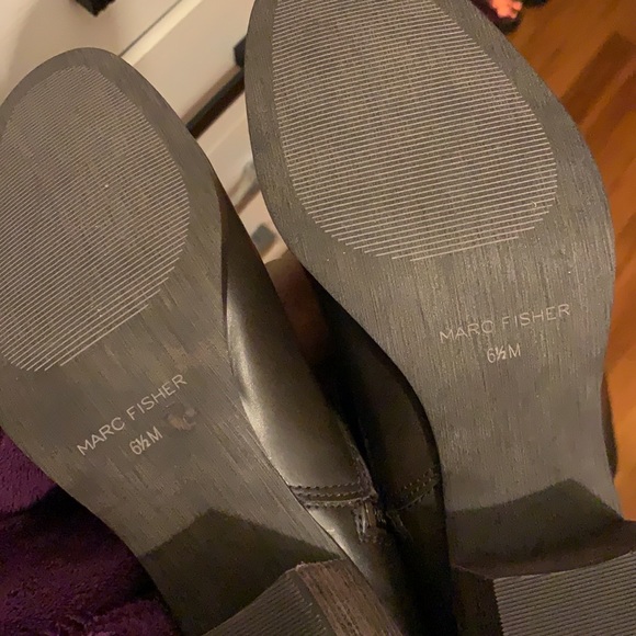 Marc Fisher Leather/ Suede Wide Calf Over the Knee Boot - Picture 11 of 11